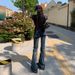 Women's Clothing Low Rise Flared Jeans American Style Sexy Design Tight Fitting Horseshoe Pants For Women Fall Collection_mkmklike.com