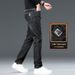 Jeans Men's Slim-fit Straight Casual Elastic Loose Casual Trousers Men's_mkmklike.com