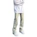 Nordmann American Style Men's Jeans Retro Distressed Zipper Slit Design Trendy Hip-Hop Straight-Leg Slightly Flared Casual Pants_mkmklike.com