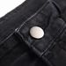 Men's Distressed Straight-Leg Jeans – Relaxed Fit Stretch Denim (30-46, Black Washed)_mkmklike.com