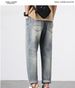 2025 Spring/Summer Jeans Trend: Japanese-style Loose, Straight-cut, Micro-Harem Pants_mkmklike.com