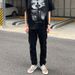 Nordmann Slim Fit Jeans For Men American High Street Trendy Brand Skinny Autumn Winter Style Cool Hip Hop Versatile Black Casual_mkmklike.com