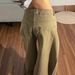Women's Retro Khaki Jeans Loose Fit Slimming Wide Leg Trousers Full Length Casual Fashion Letter Print Denim_mkmklike.com