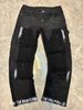 Men's Clothing European And American Style Men's Y2K Patchwork Painted Fashion Straight Leg Jeans_mkmklike.com