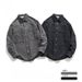 Men's Clothing Retro Denim Shirt Trendy Casual Jacket Long Sleeved Layered Shirt High End Wear_mkmklike.com