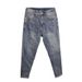Men's Clothing Nine Point Jeans Spring And Autumn New Trend Slim Fit Summer Thin Retro Trousers_mkmklike.com