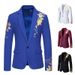 2024 Spring/Summer New Hot Stamped Coat European Size Men's Casual Dress Suit_mkmklike.com