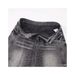 Unisex Wide Leg Pants American Retro Design Washed Scimitar Jeans Loose Fitting Long Trendy Whiskered_mkmklike.com
