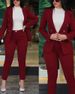 Women's Solid Color Large Size Casual Fashion Professional Wear Women's Suit Suit_mkmklike.com
