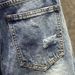 Men's Clothing Sanli Dadi Summer Light Color Hole Denim Shorts Men's Loose Five Point Pants Men's Style Trendy Brand Split Pants_mkmklike.com