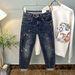 Men’S Splatter Paint & Patchwork Skinny Jeans – Distressed Stretch Denim Pants, Slim Fit, Streetwear Fashion (28-38, Blue)_mkmklike.com