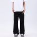 Nordmann Men's Flared Jeans European American Style Spring And Autumn Loose Straight National Trend Versatile Slim Fit Cool Black_mkmklike.com