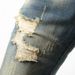 Men's Distressed Slim Straight Jeans – Vintage Washed Denim With Ripped Details, Classic 5-Pocket Design For Casual Outfits (28-40 Waist)_mkmklike.com