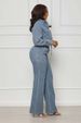 Women's Fashion New Long-sleeved Trousers Denim Women's Two-piece Set_mkmklike.com