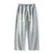 Men's Vintage Washed Denim Jeans – Relaxed Straight Fit | Retro High-Waisted Wide Leg Pants For Casual Streetwear_mkmklike.com