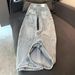 Women's Clothing Plus Size American Style Light Wash Jeans For Women - Loose Wide-Leg Palazzo Pants With Sickle Hem & Letter Print (Blue, S-XXXXL)_mkmklike.com