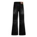 Inkjet Printed Washed Water Ripple Denim Flared American Street Style Vibe Niche Loose Casual Long Pants For Men_mkmklike.com
