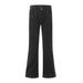 Men's Clothing Vintage Flared Jeans For Men & Women - High Street Clean Fit Denim Pants With Studded Details, Relaxed Wide Leg (Black)_mkmklike.com