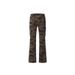 Men's Vintage Camo Flare Cargo Pants - High Street Summer Jeans With Clean Fit & Retro Vibe_mkmklike.com