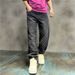 Hip Hop Streetwear Men's Jacquard Print Loose Wide Leg Jeans - Trendy High Waist Denim Pants For Urban Fashion_mkmklike.com