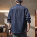 809 # Large Spring/Summer New Product Non Fading Denim Men's Loose And Versatile Original Cow Cardigan Shirt_mkmklike.com