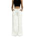 New European And American Style Cross-border Foreign Trade High-waisted Side-pocket Wide-leg Women's Jeans_mkmklike.com