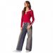 Low-Rise Straight Leg Jeans For Women - Vintage Washed Denim Pants With Punk Style (S-L In 4 Colors)_mkmklike.com