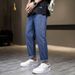 Men's Slim Fit Skinny Jeans Stretch Summer Thin Pants Ozon Hot Selling Denim Clothing For Men_mkmklike.com