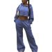 Popular Wo's Fashion Casual Suits On In Europe And America: Long-sleeve Versatile Sweatshirt Sports Set For_mkmklike.com