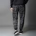 Men's Clothing Camouflage pants men's elastic slim fit large size youth overalls middle aged labor protection work slim feet casual long pants_mkmklike.com