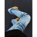 "Lightning Crack Blue Jeans For Men – Cleanfit Straight Leg Denim Pants With Subtle Flare & Vintage Wash"_mkmklike.com