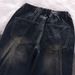 High Waist Wide Leg Jeans For Women - Stretchy Comfort Denim Pants With Vintage Flare, Straight Loose Fit, Long Trousers For Casual Everyday Wear_mkmklike.com