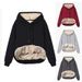 Women's Clothing warm pocket hooded sports sweatshirt jacket_mkmklike.com