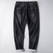 Autumn And Winter High-quality Elastic Waist Jeans Men's Retro Versatile High-waisted Jeans Men's Fattened Plus-size Pants_mkmklike.com