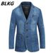 Autumn Men's Casual Denim Small Suit Slim Fit Jacket 2182_mkmklike.com