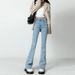 Women's High-Waisted Flared Jeans – Stretchy, Slimming, & Floor-Length For Petite To Plus Size_mkmklike.com