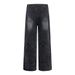 Men's American Style Retro Chic Rhinestone Patchwork Jeans Casual Comfortable Fit Denim_mkmklike.com