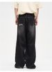 Retro Ripped Jeans For Men, Summer Wash, Distressed, Loose Fit, Wide Leg, Straight Leg, Floor-length, Trendy High-street Style._mkmklike.com