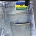 Men's Loose Fitting Thin Denim Shorts Paint Spotted Ripped Distressed Stretch Pants Culottes Riding Breeches_mkmklike.com