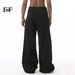 EF JEANS | 2024 New High Street Vintage Old Wide Leg Pants Mopping Jeans Tide Straight Loose Black_mkmklike.com