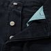 Spray Paint Color Block Denim Straight Long Vintage Punk Men's Vibe High Street Fashion Button Open Loose Wide Leg Pants_mkmklike.com