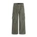 Fashion High Workwear Wide-Leg Pants Youth Men Trendy Hip-Hop Street Multi-Pocket Straight-Leg Jeans_mkmklike.com