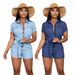 Women's Clothing Fashion Denim Women's Slim Jumpsuit_mkmklike.com