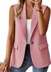 Women's Casual Fashion Temperament Suit Vest For Women_mkmklike.com