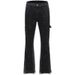 High Street Trendy Brand Splashed Ink Micro Flared Jeans Men's American Retro Vibe Style Loose Straight Casual Mopping Trousers_mkmklike.com