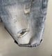 Men's Summer Thin Washed Ripped Denim Shorts Loose Fit Retro Distressed Five Pocket Mid-Length Trendy Pants_mkmklike.com