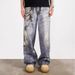 Men's Streetwear Slim Fit Embroidered Jeans – Ripped & Patched Denim Pants, High-Fashion Skinny Fit (S-3XL)_mkmklike.com
