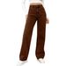 Women's plus Size Button down Jeans Loose Fit Slimming Versatile Straight Leg Wide Leg Floor Length for Spring And Summer_mkmklike.com