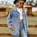 Women's Clothing Versatile Classic Retro Classic Loose Denim Jacket Top_mkmklike.com