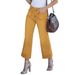 Women's Clothing Relaxed Wide-Leg Jeans For Women - Mid Rise, Stretch Denim, 9/10 Length In Classic & Trendy Colors (Black/White/Army Green)_mkmklike.com